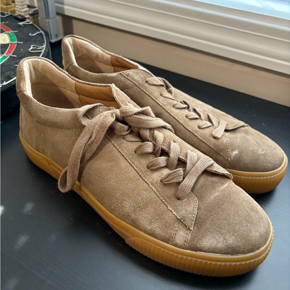 Men's Vince Tan Suede Sneakers